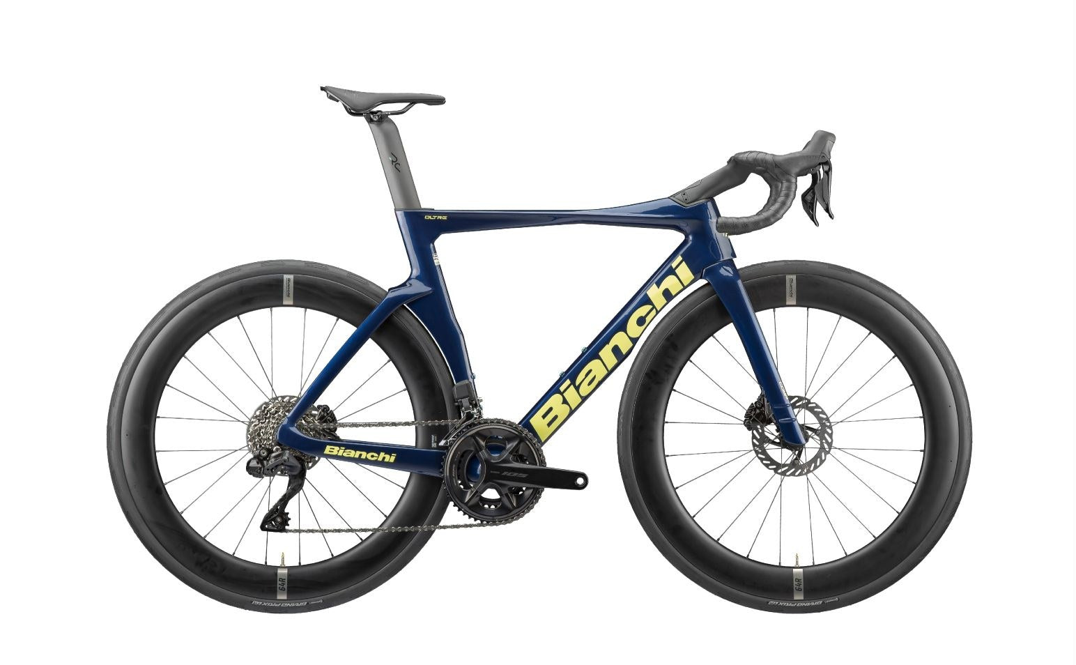 Bianchi Oltre Comp 2027 - Blu Notte / Logo Acid