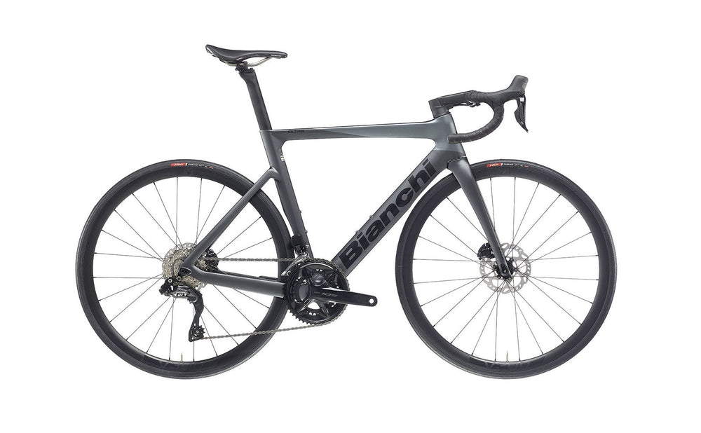 Bicicletă șosea Bianchi OLTRE RACE – 105 / 105 Di2 12sp – 2027 — Grey / Graphite Matt