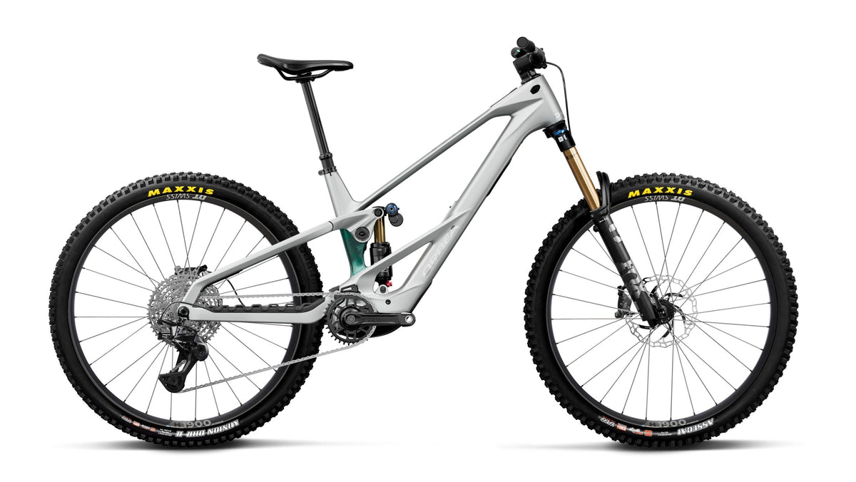 ORBEA WILD LT M10 Smooth Silver (Matt) - Escape Green C. View (Gloss) - lateral