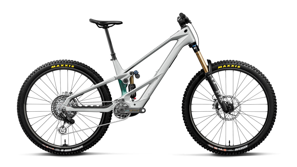 ORBEA WILD LT M-LTD RS Smooth Silver (Matt) - Escape Green C. View (Gloss) - lateral