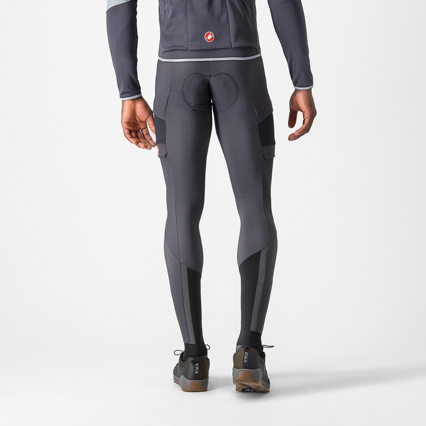 pantalon lungi cu bretele castelli unlimited trail antracit l 1