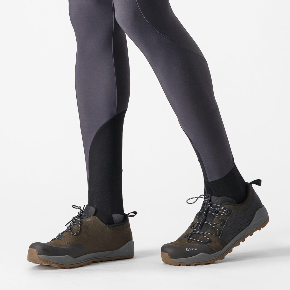 Pantaloni lungi cu bretele Castelli Unlimited Trail Antracit