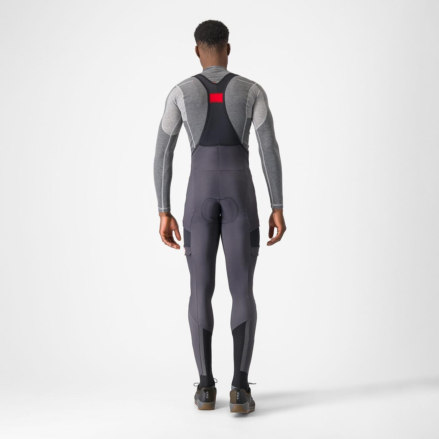 pantalon lungi cu bretele castelli unlimited trail antracit m 7