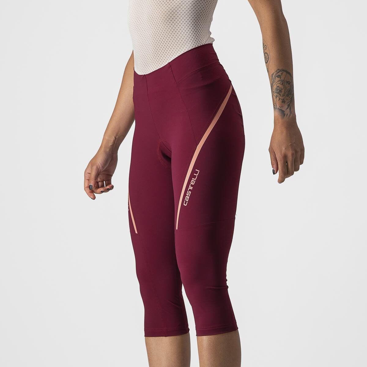 pantaloni 3 4 castelli velocissima 3 knicker de dama visiniu roz m 3