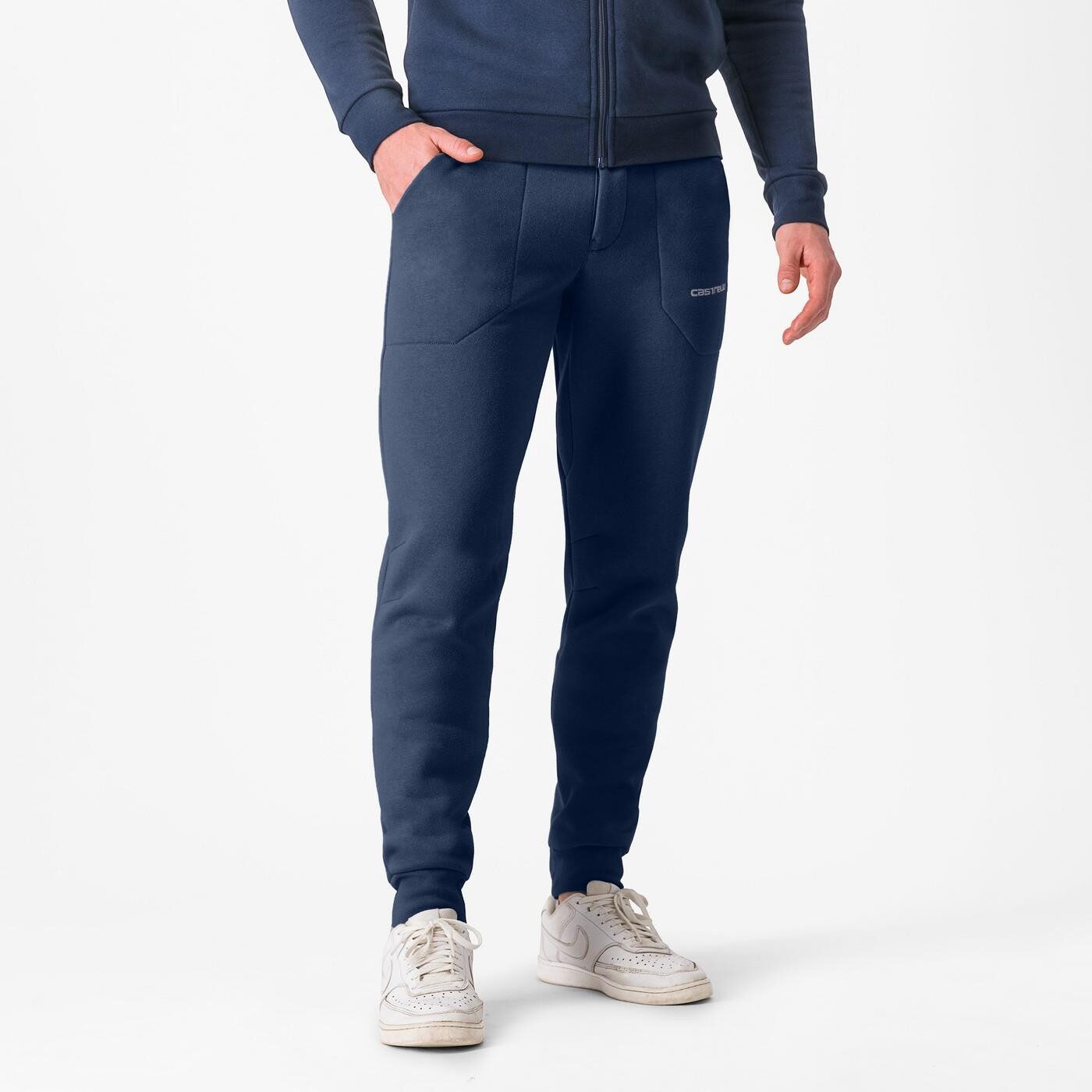 pantaloni castelli classico lounge indigo l