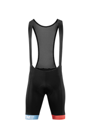 Pantaloni Ciclism CUBE Teamline Bib Shorts Black Blue Red