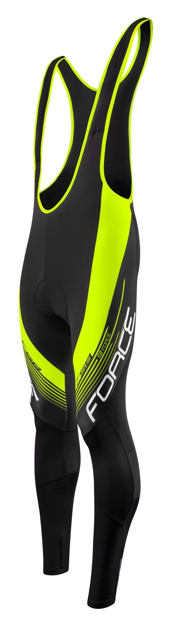 pantaloni cu bretele si bazon force f58 negru fluo s 2 scaled