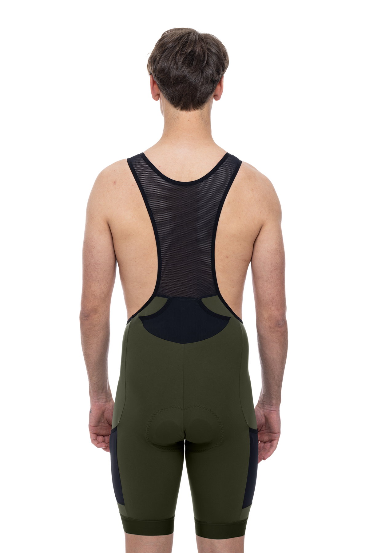 Pantaloni CUBE Blackline Bib Shorts Cargo Olive