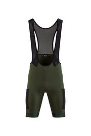 Pantaloni CUBE Blackline Bib Shorts Cargo Olive