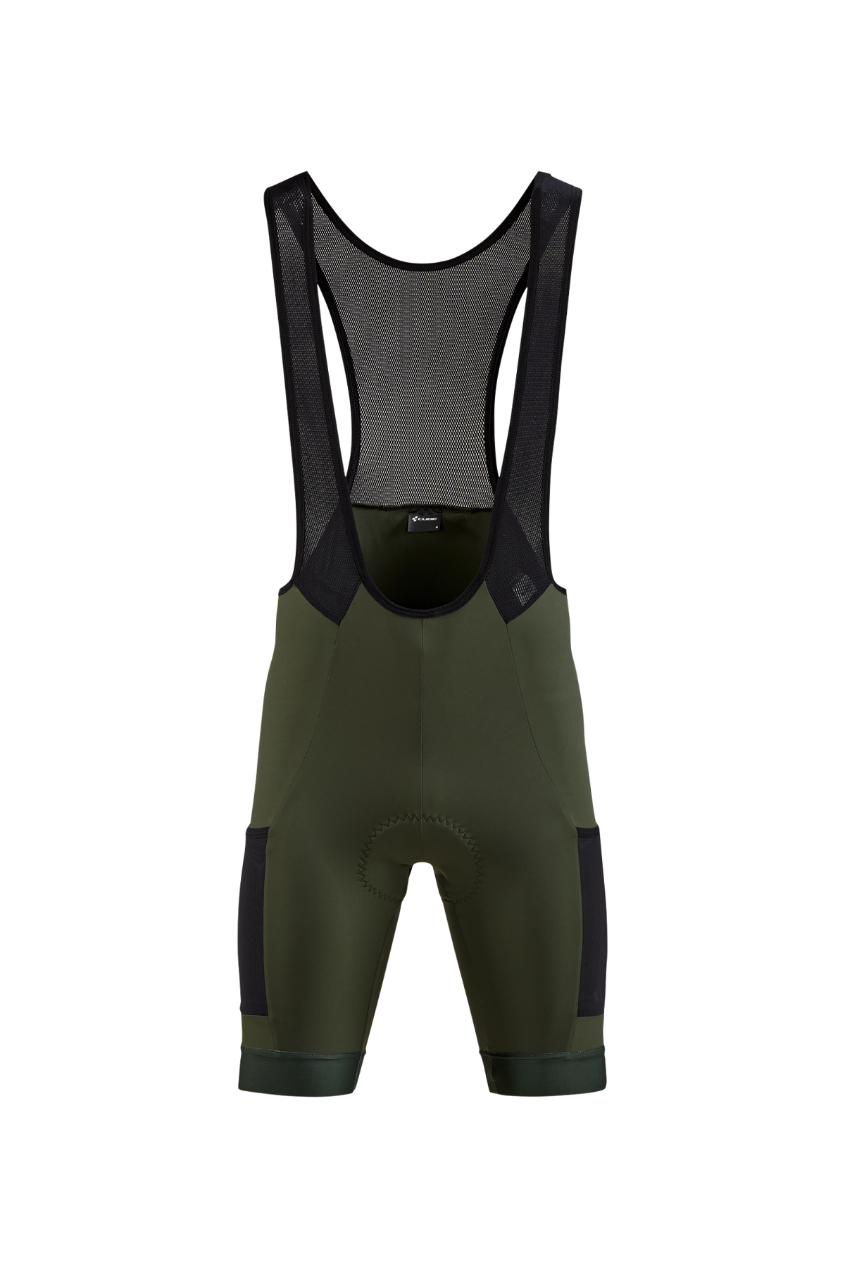 Pantaloni CUBE Blackline Bib Shorts Cargo Olive