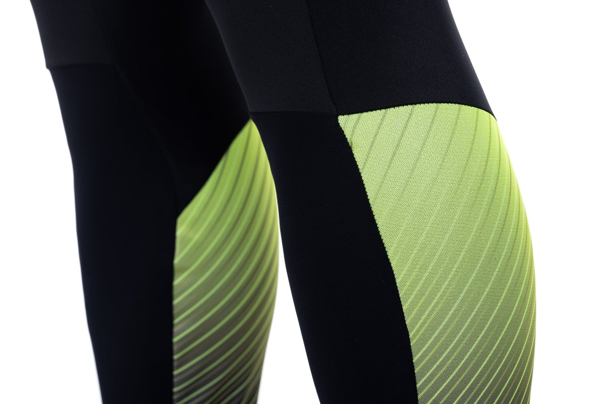 Pantaloni CUBE Blackline Bib Tights Safety Black/Neon Yellow
