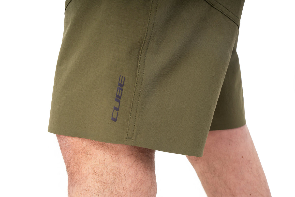 Pantaloni CUBE Enduro Short Olive Line