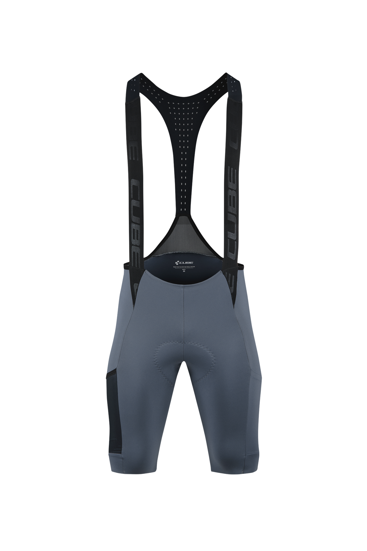 Pantaloni CUBE Gravel Bib Short Cargo Dark Blue