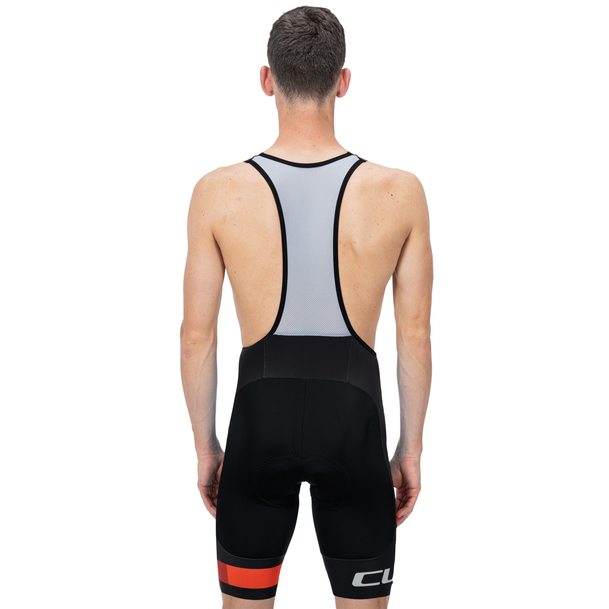 Pantaloni CUBE Teamline Bib Shorts Pro Black Red