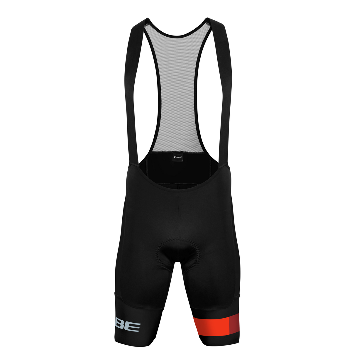 Pantaloni CUBE Teamline Bib Shorts Pro Black Red