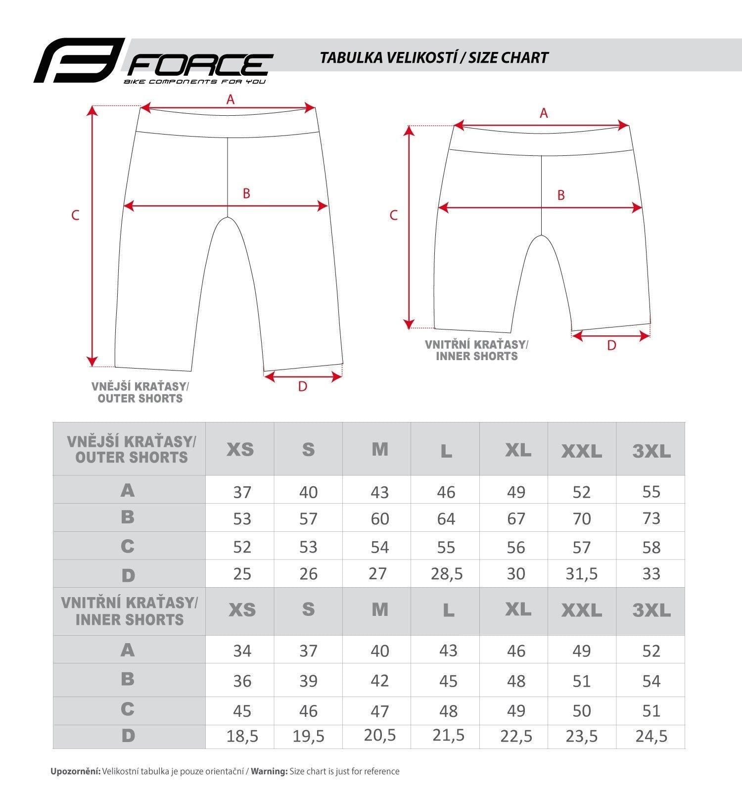 pantaloni force blade mtb cu sub pantaloni cu bazon negru 3xl 4