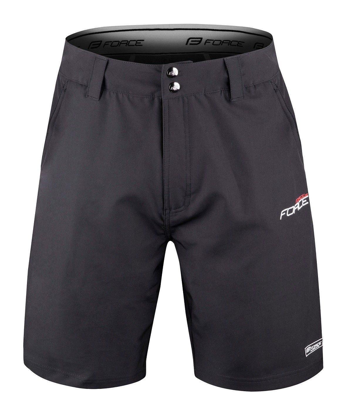 pantaloni force blade mtb cu sub pantaloni cu bazon negru 3xl