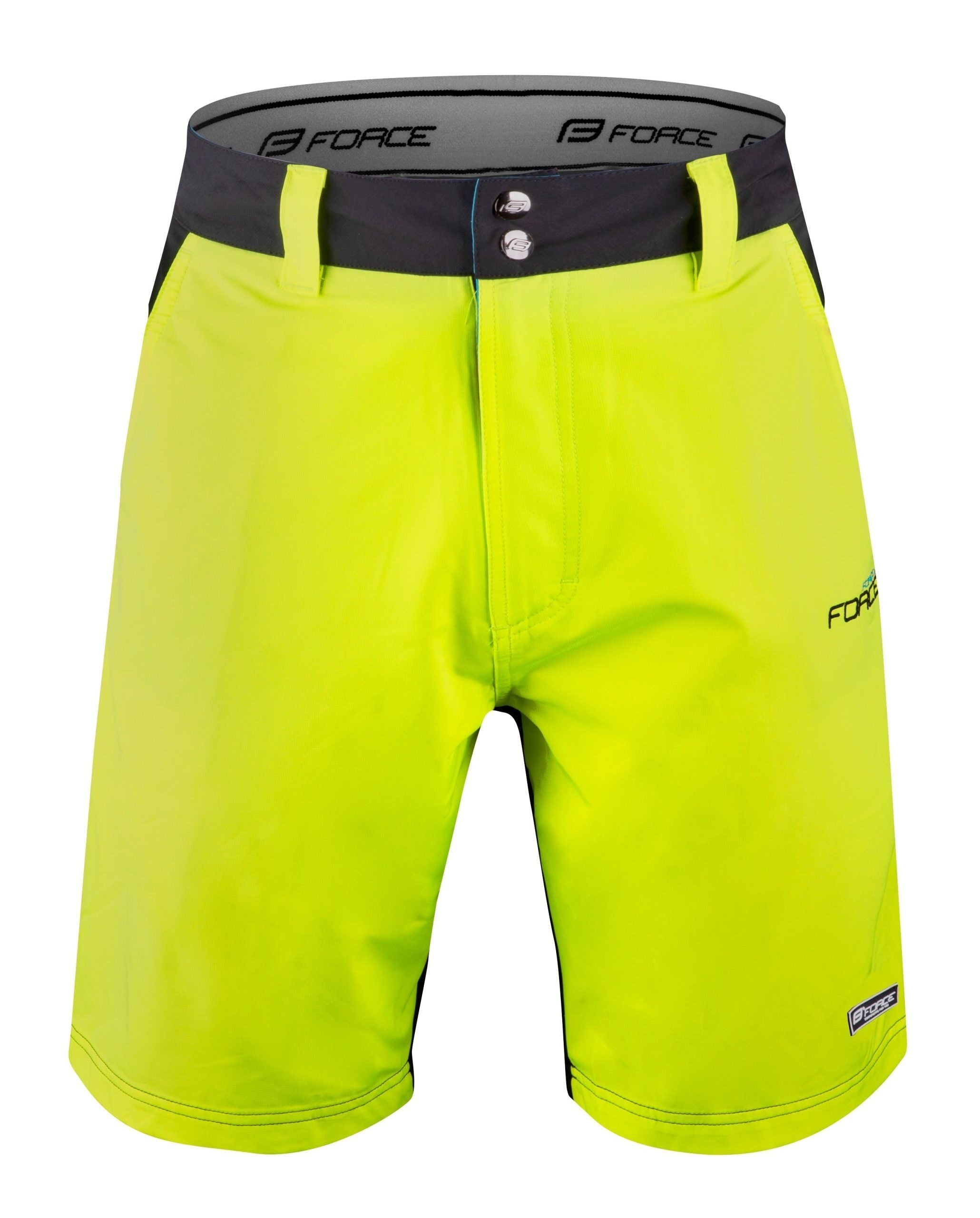 pantaloni force blade mtb cu sub pantaloni cu bazon negru fluo s scaled