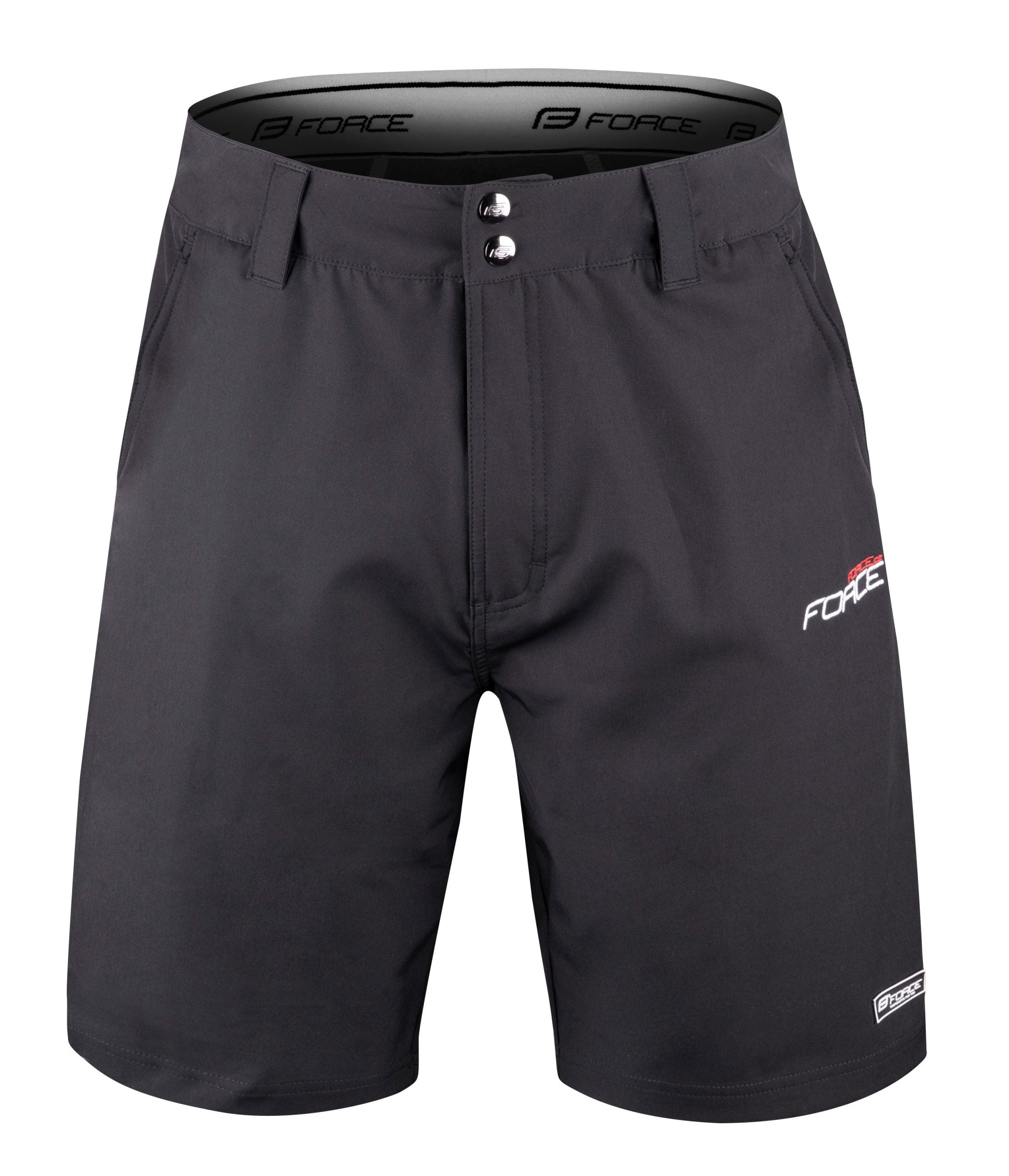 Pantaloni Force Blade MTB cu sub-pantaloni cu bazon Negru S