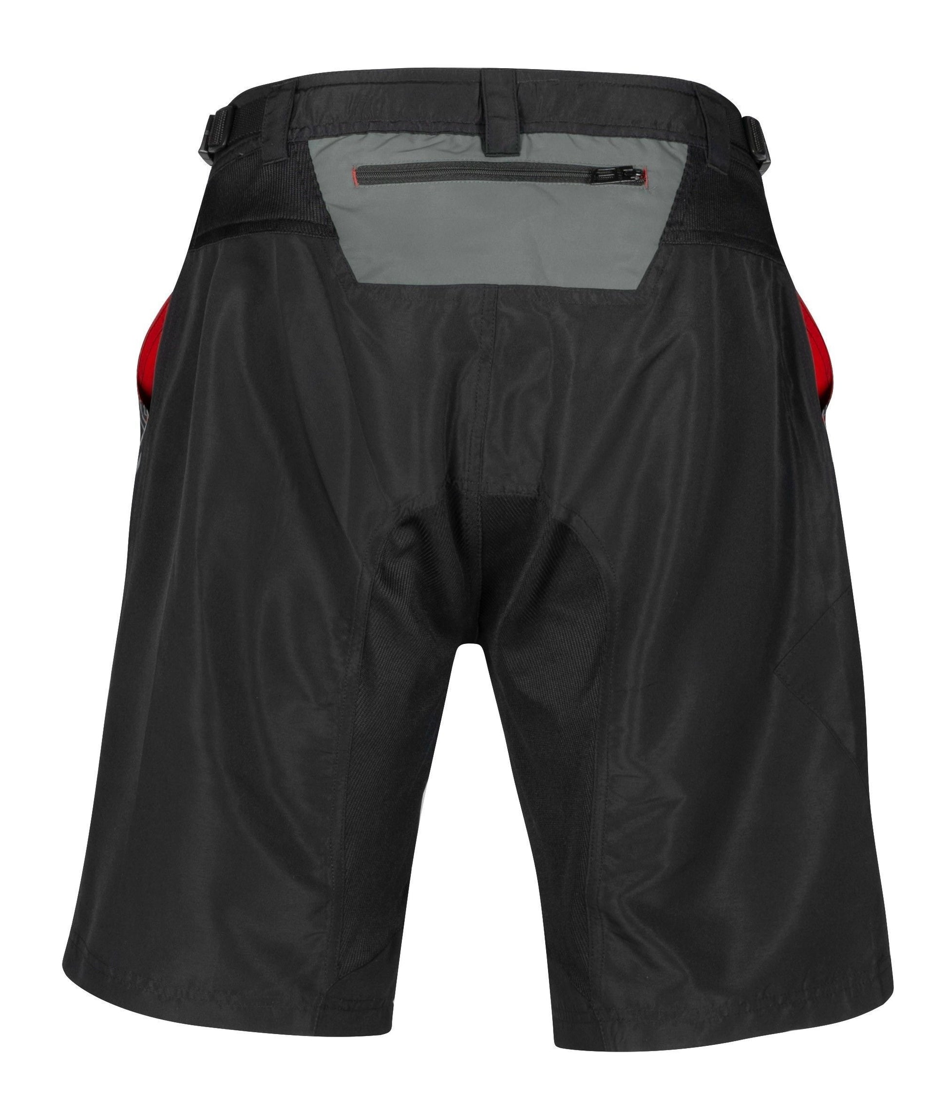 pantaloni force downhill mtb cu sub pantaloni cu bazon negru gri xs 1