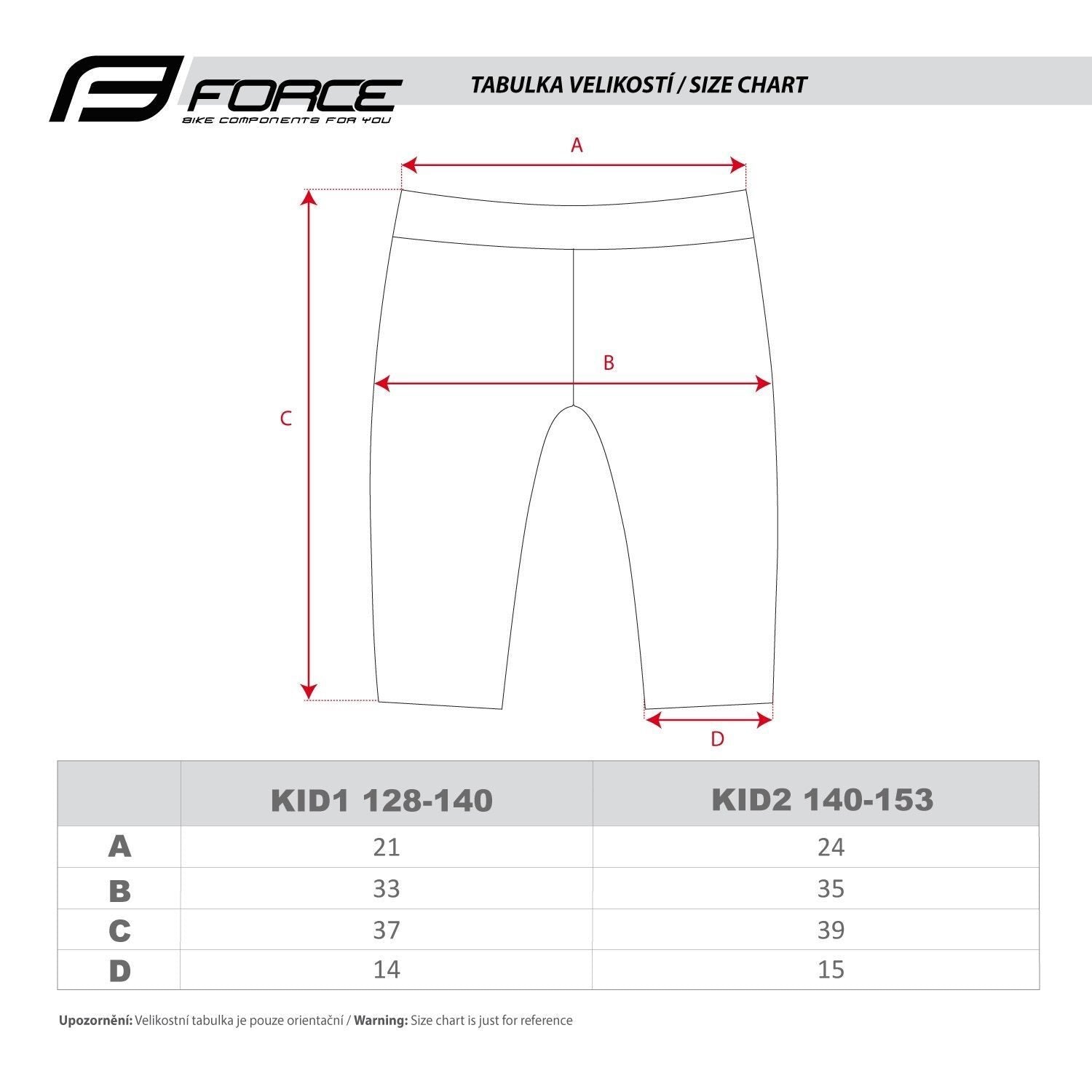 pantaloni force kid cu bazon negru fluo 128 140 cm 4
