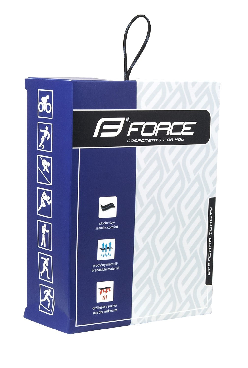 Pantaloni functionali Force Frost negri XS-S