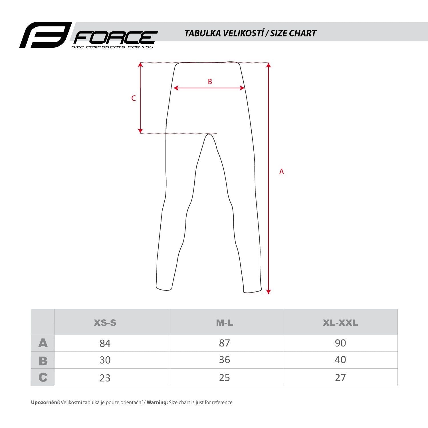 Pantaloni functionali Force Frost negri XS-S