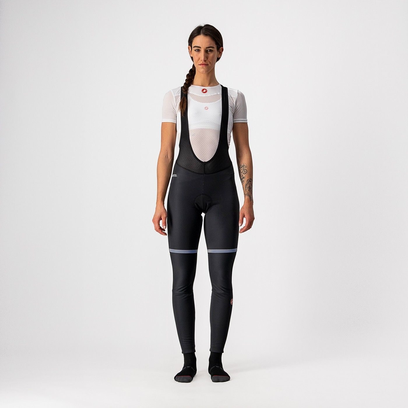 pantaloni lungi castelli polare w de dama negru s