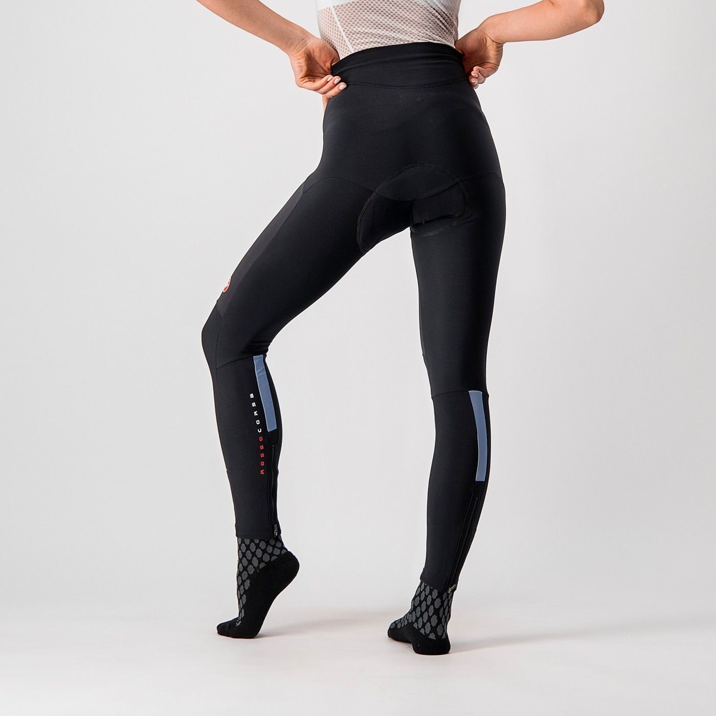 pantaloni lungi castelli sorpasso ros w de dama negru gri reflectorizant l 3