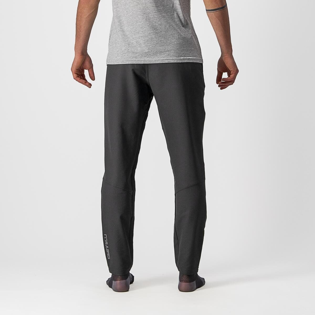 pantaloni lungi casual castelli milano negru m 2
