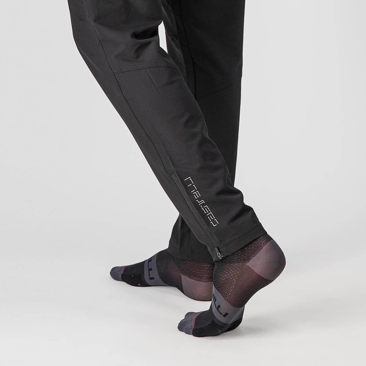 pantaloni lungi casual castelli milano negru m 3