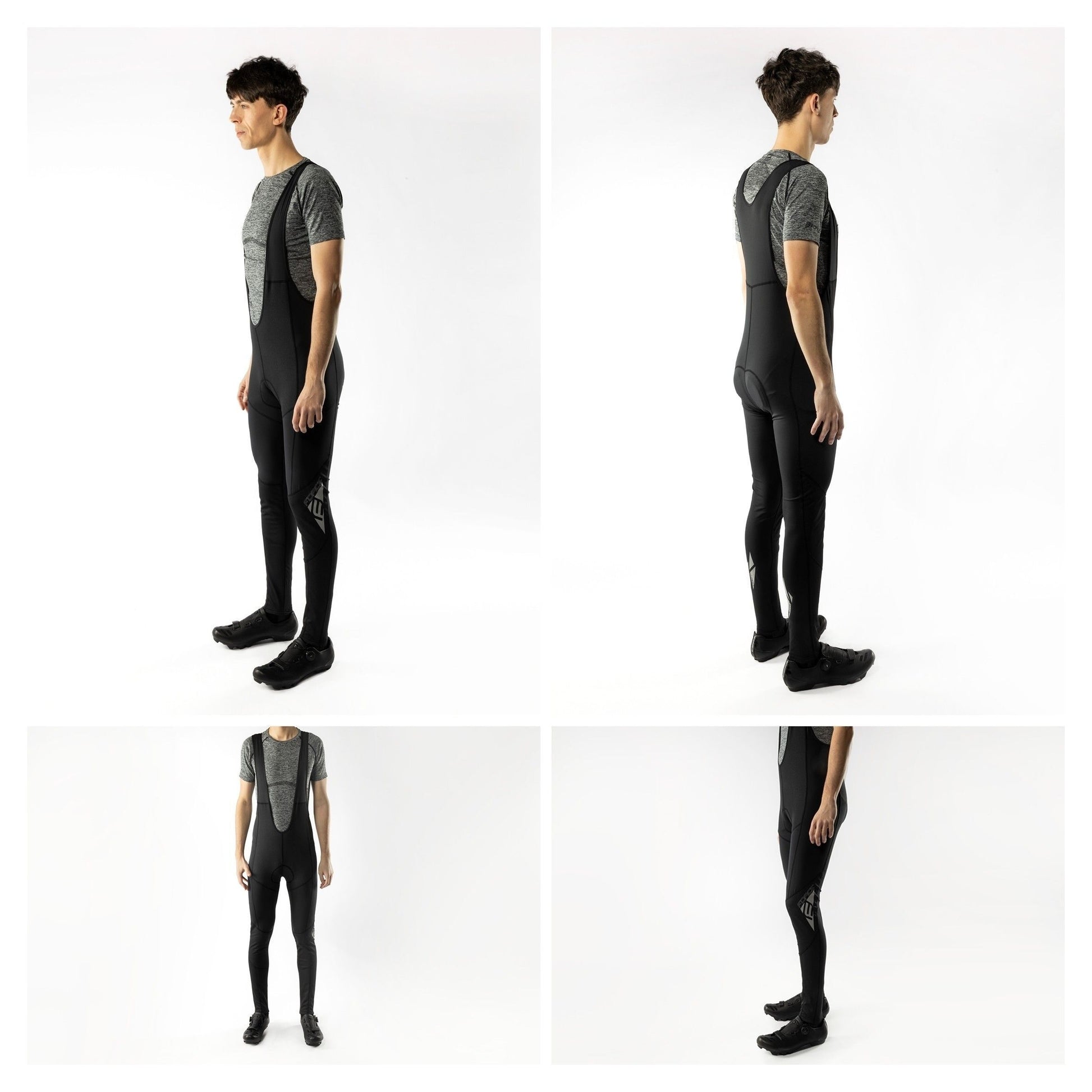 pantaloni lungi cu bazon si bretele force shard windster negru l 4