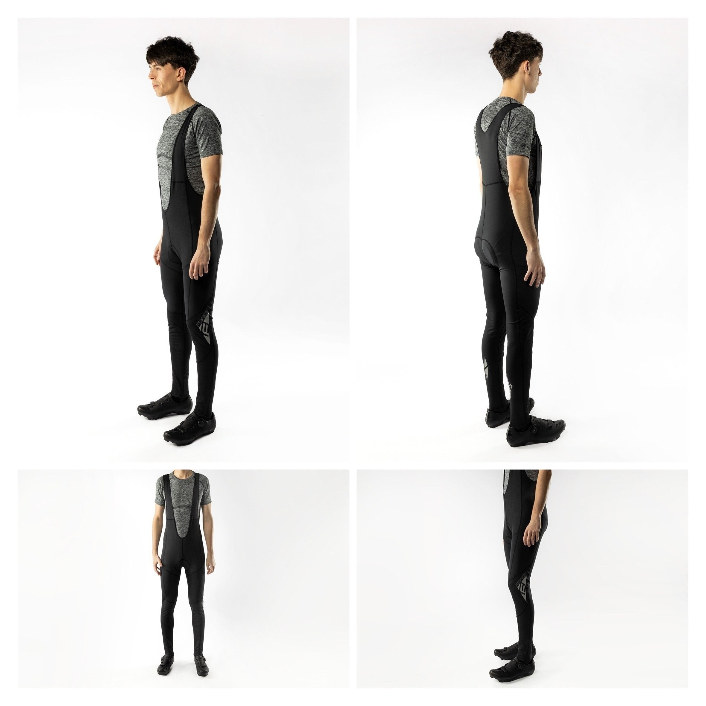 pantaloni lungi cu bazon si bretele force shard windster negru l 4