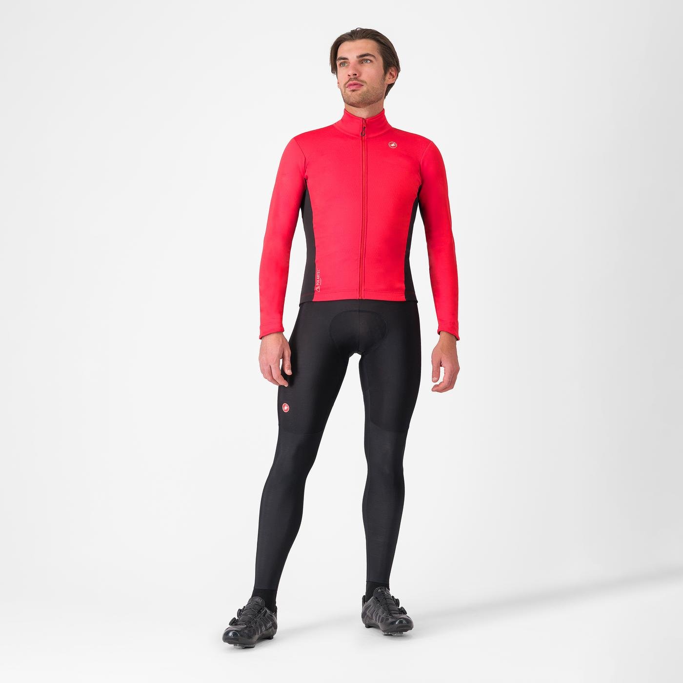 Pantaloni lungi cu bretele Castelli Competizione Negri L