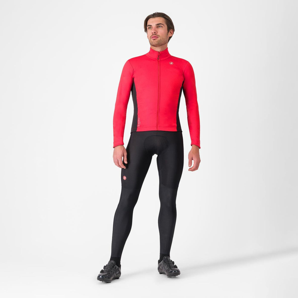 Pantaloni lungi cu bretele Castelli Competizione Negri