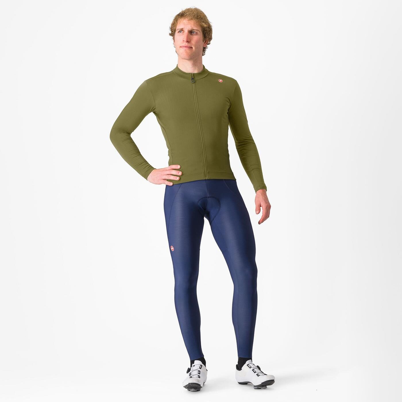 pantaloni lungi cu bretele castelli espresso indigo l 5