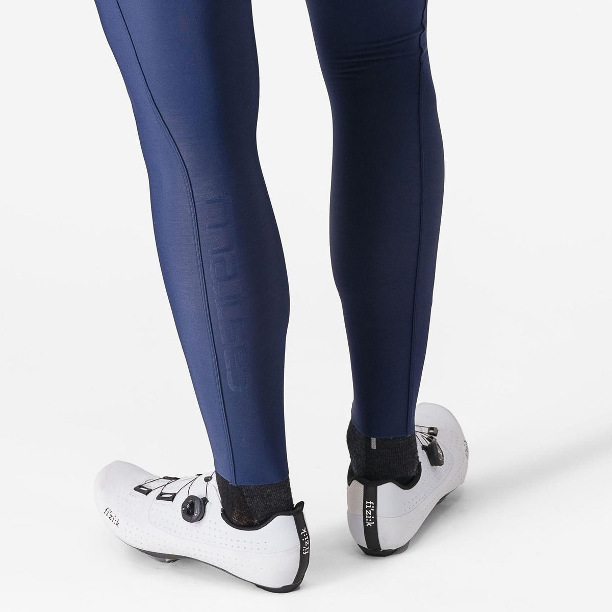 Pantaloni lungi cu bretele Castelli Espresso Indigo
