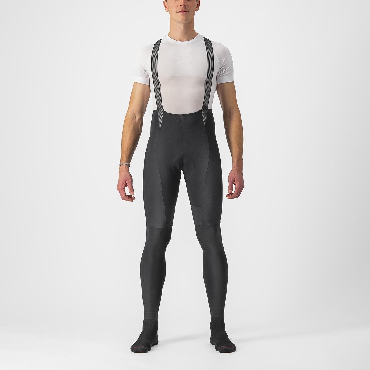 pantaloni lungi cu bretele castelli free aero rc negru m