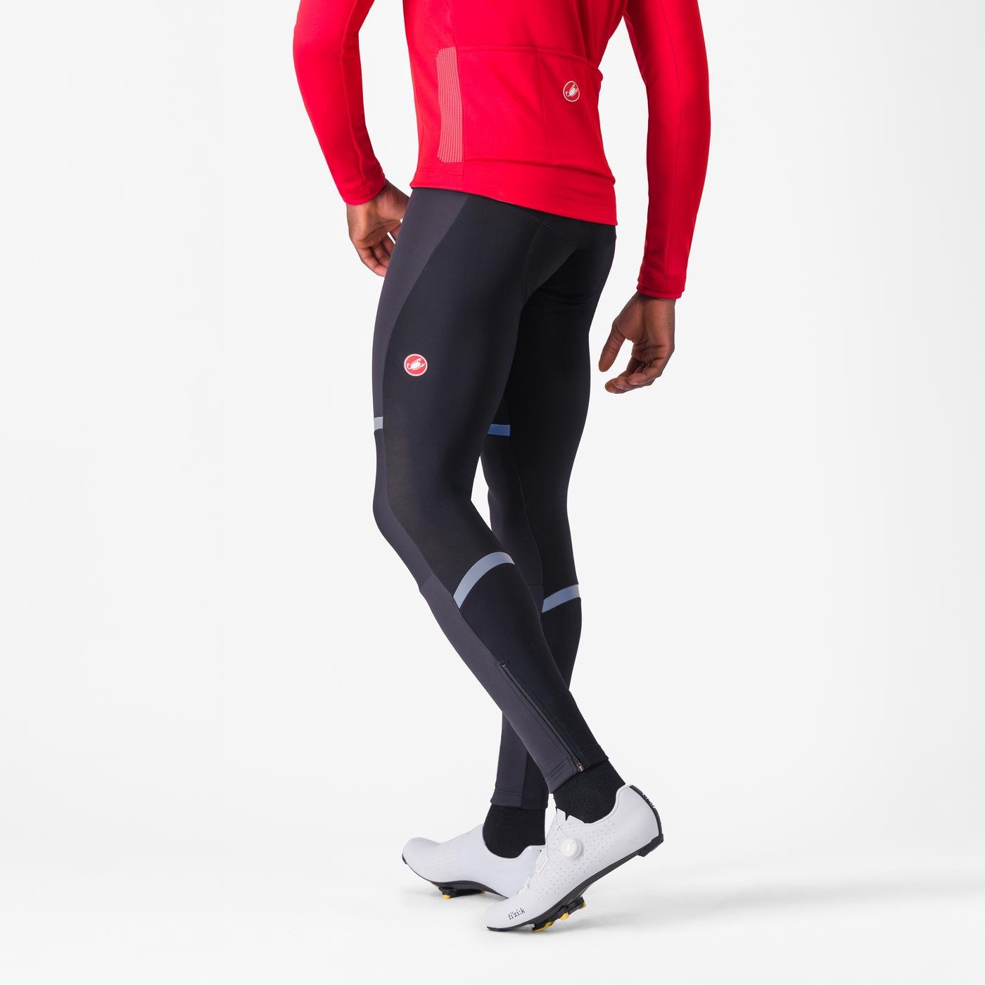 Pantaloni lungi cu bretele Castelli Polare 4 Negri L