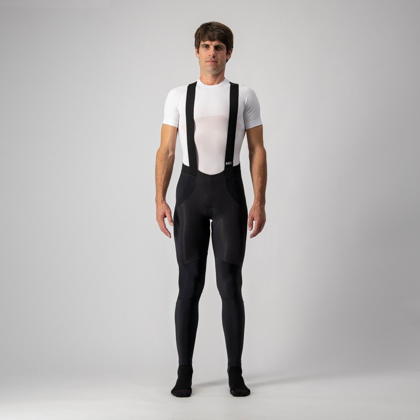 pantaloni lungi cu bretele castelli sorpasso ros negru m 1