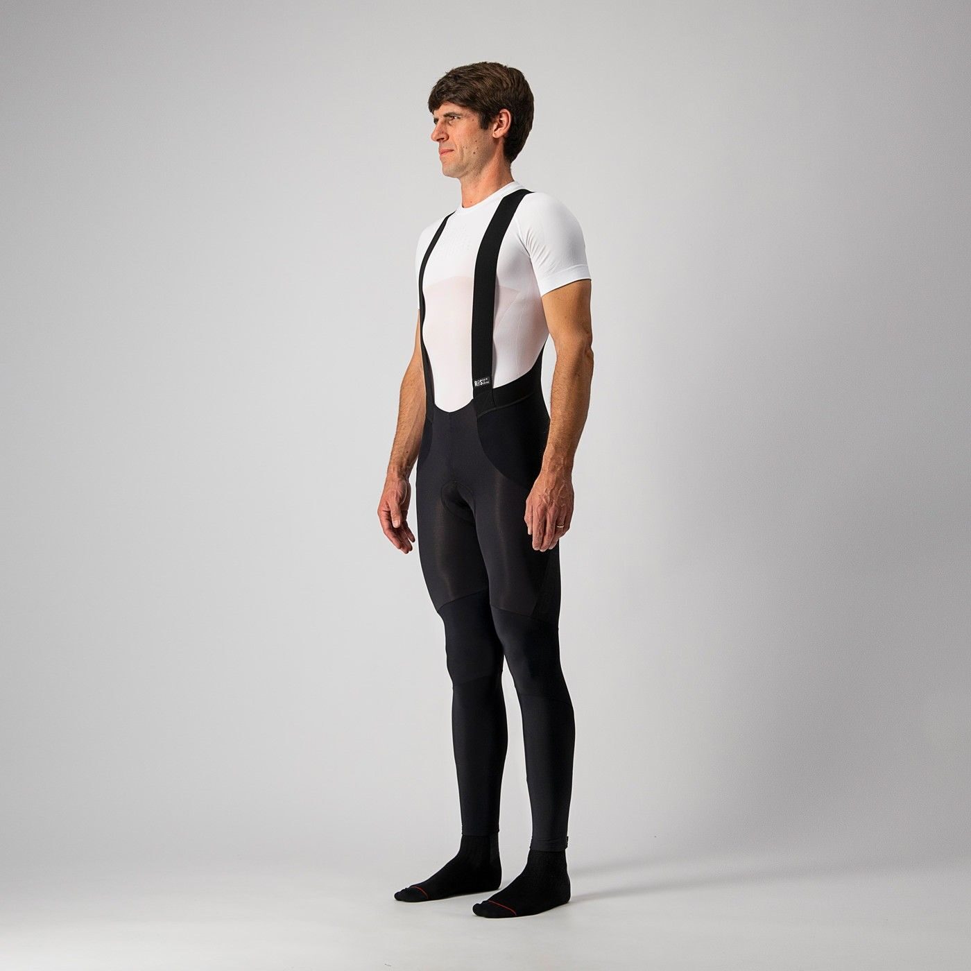 pantaloni lungi cu bretele castelli sorpasso ros negru m 4
