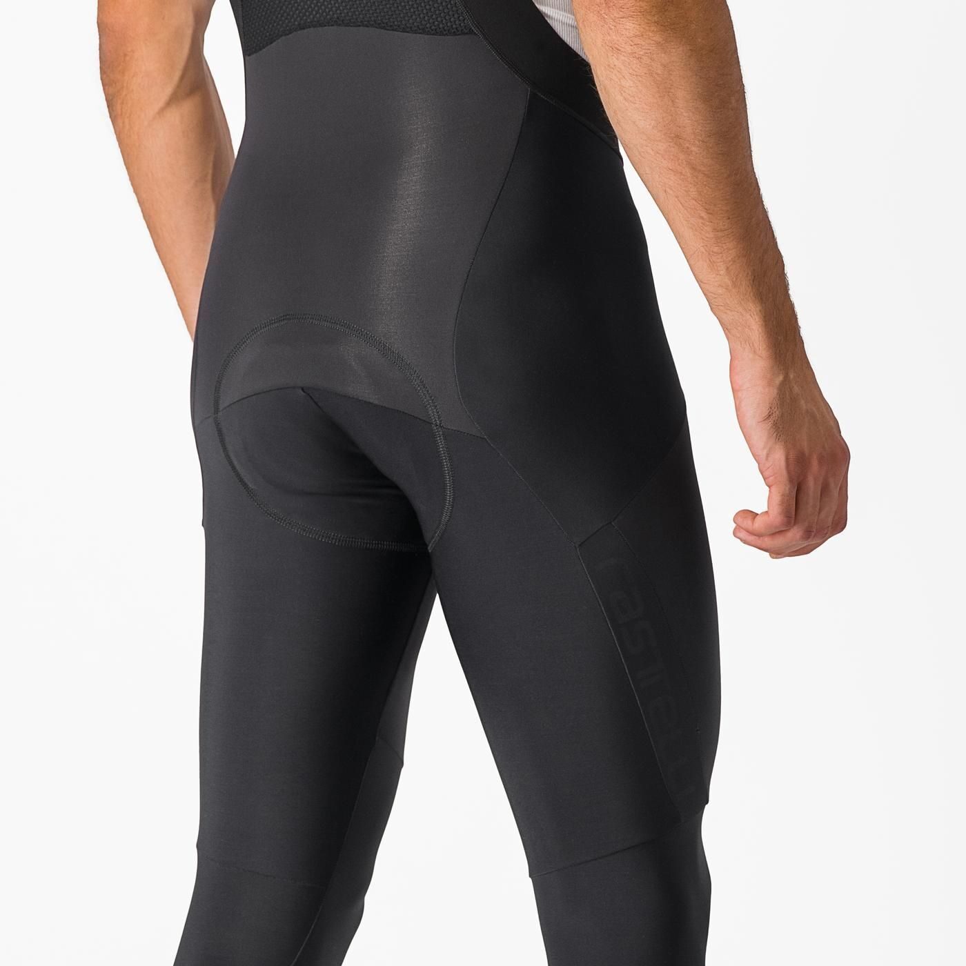 pantaloni lungi cu bretele castelli sorpasso ros negru s 3