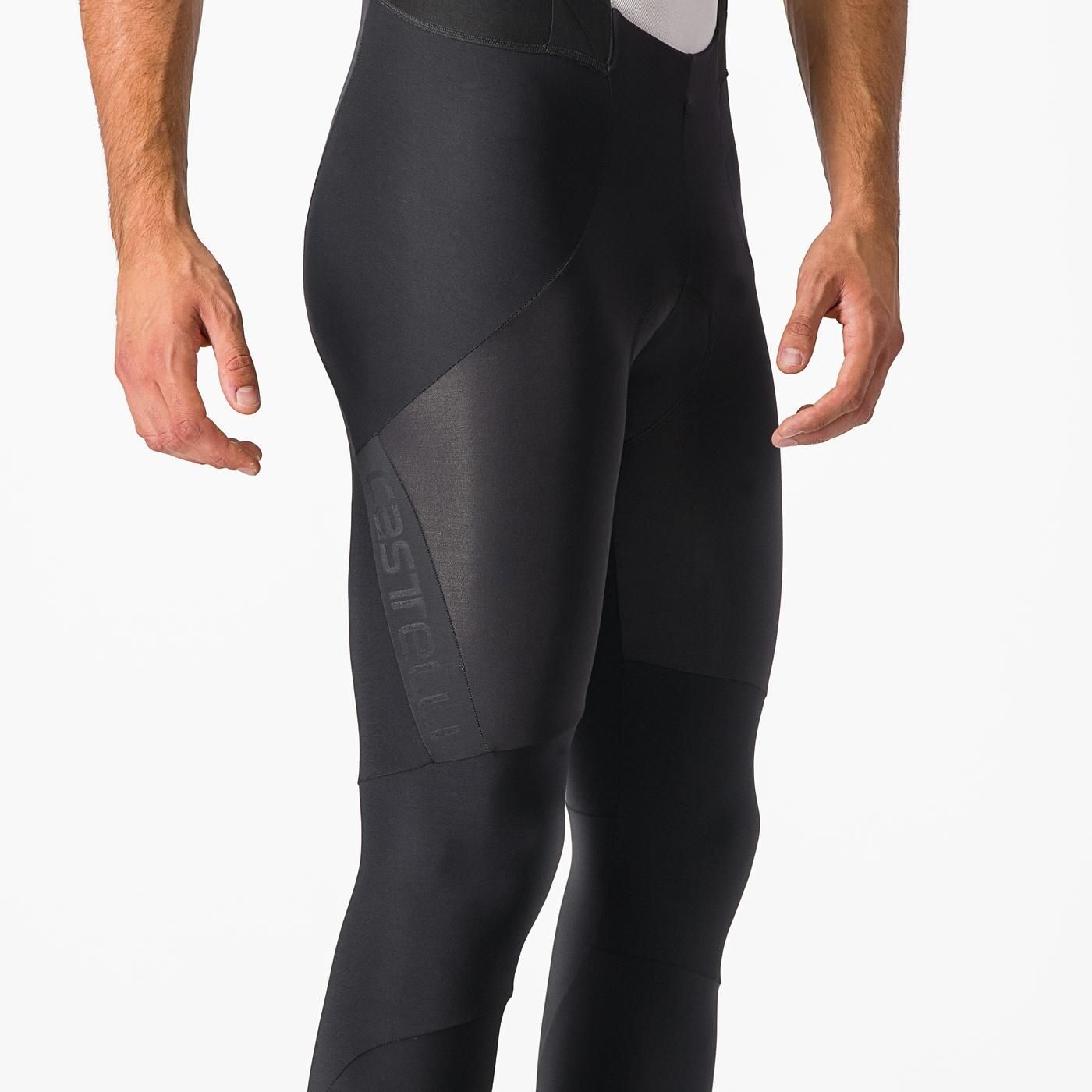 pantaloni lungi cu bretele castelli sorpasso ros negru s 4