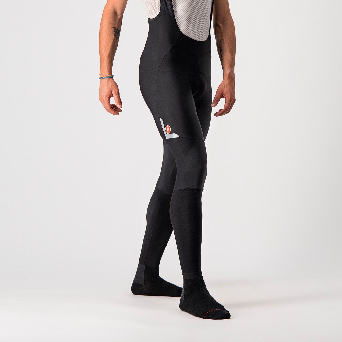 pantaloni lungi cu bretele castelli velocissimo 5 negru gri l 1