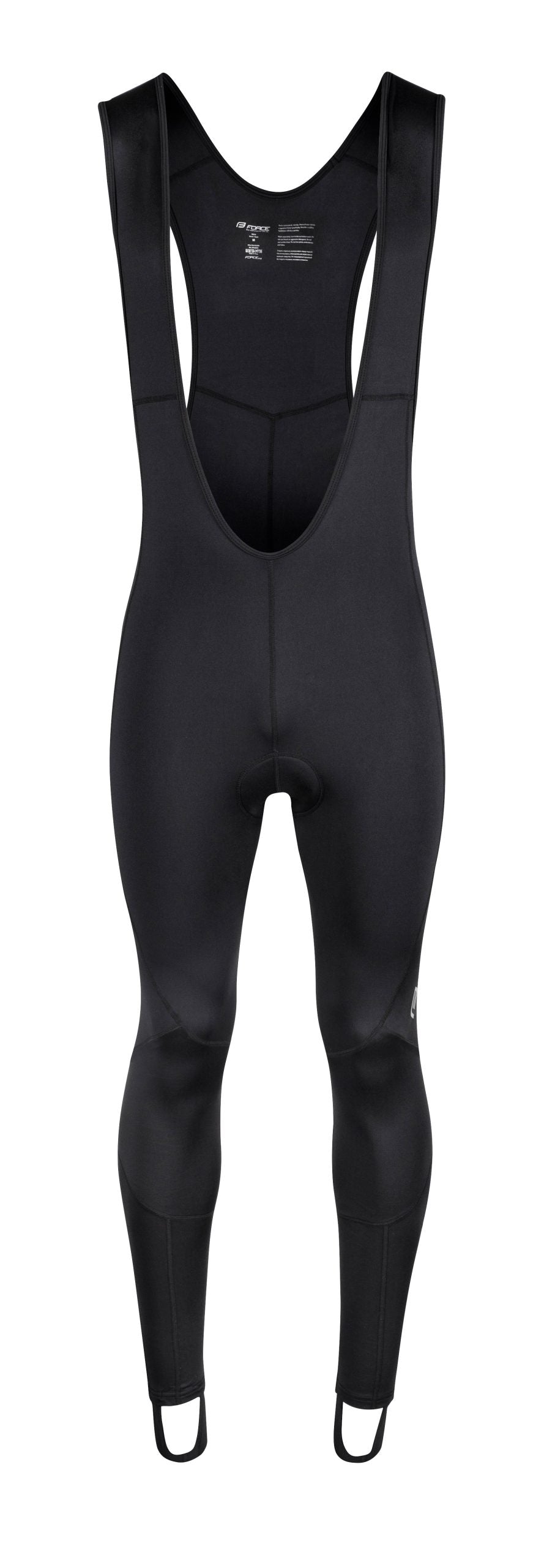 Pantaloni lungi cu bretele si bazon Force Z68 negri M