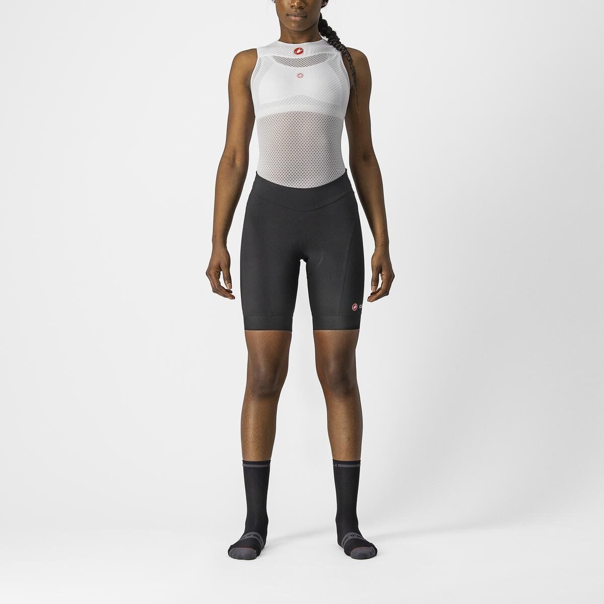 pantaloni scurti castelli endurance w de dama negru xl