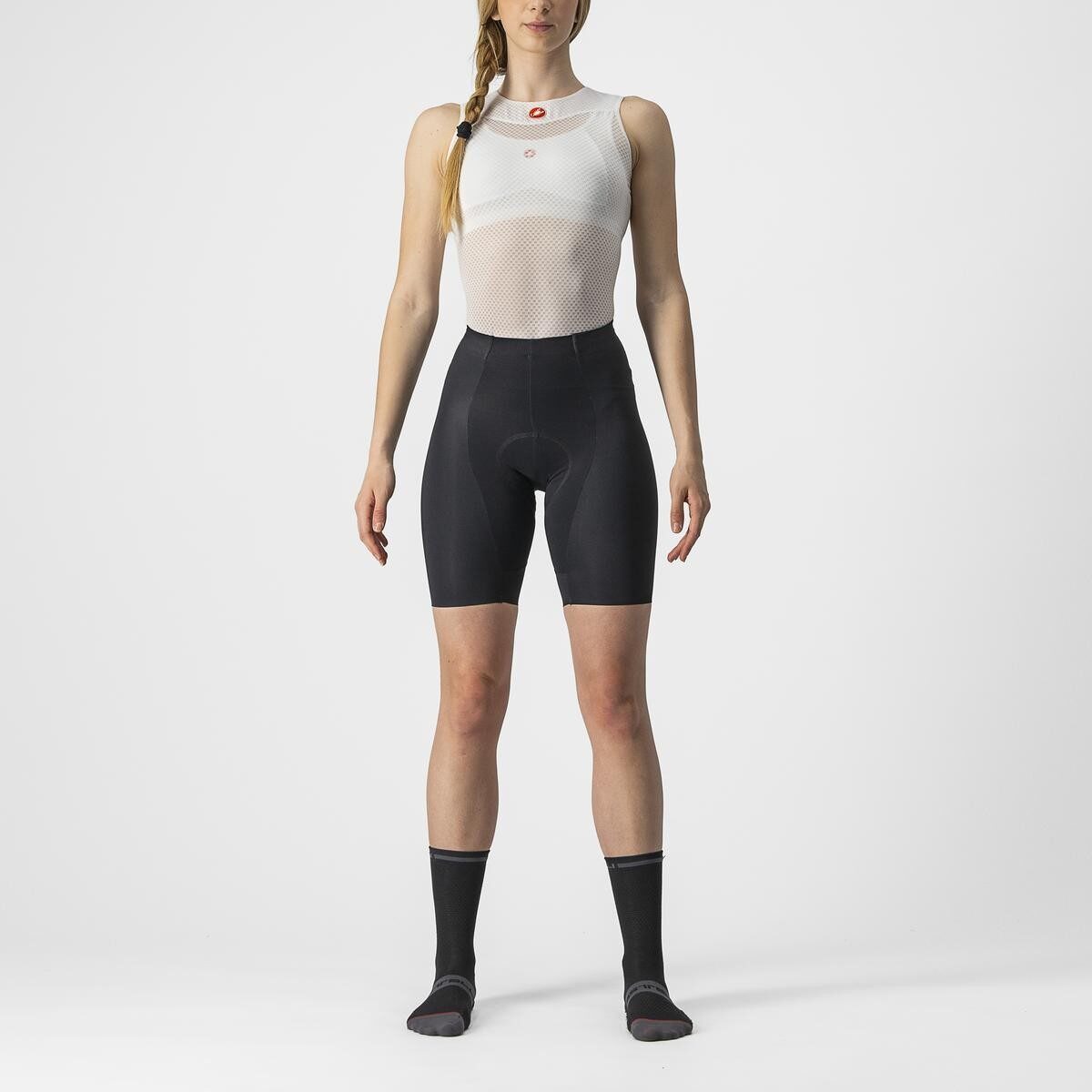 pantaloni scurti castelli free aero rc w de dama negru m