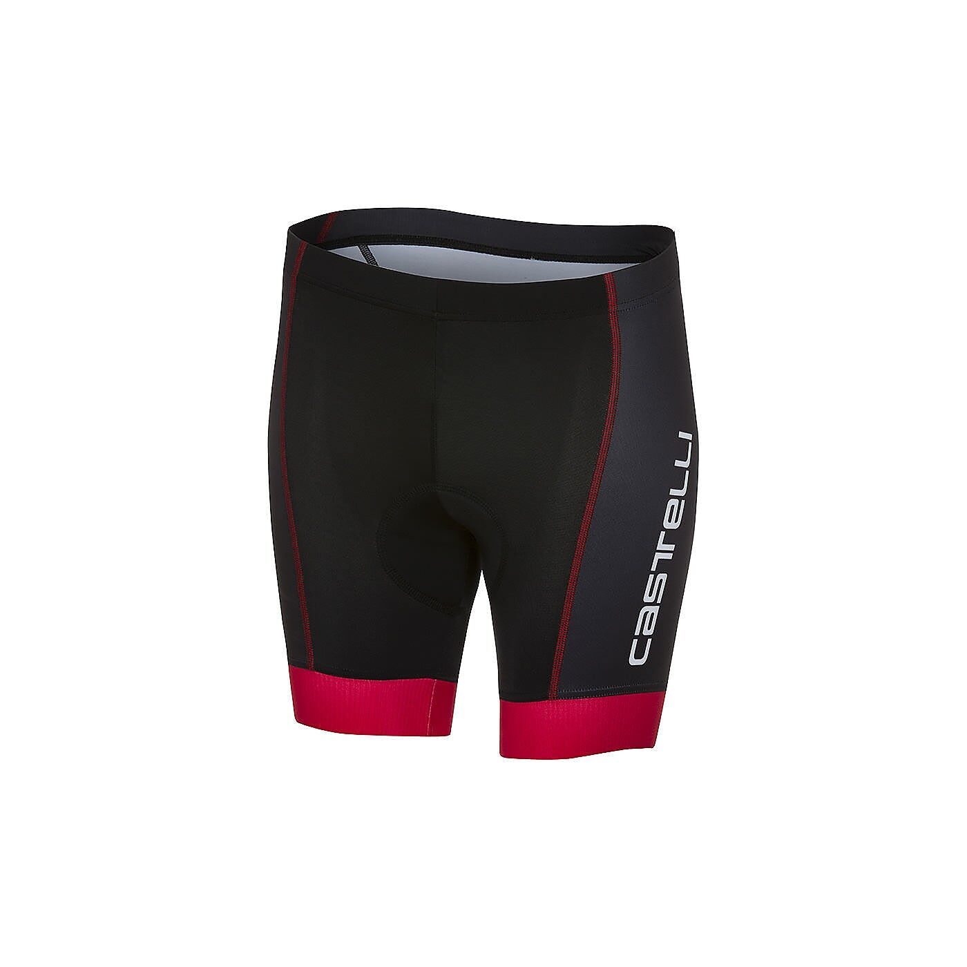 pantaloni scurti castelli future racer kid pentru copii negru rosu 6a 2