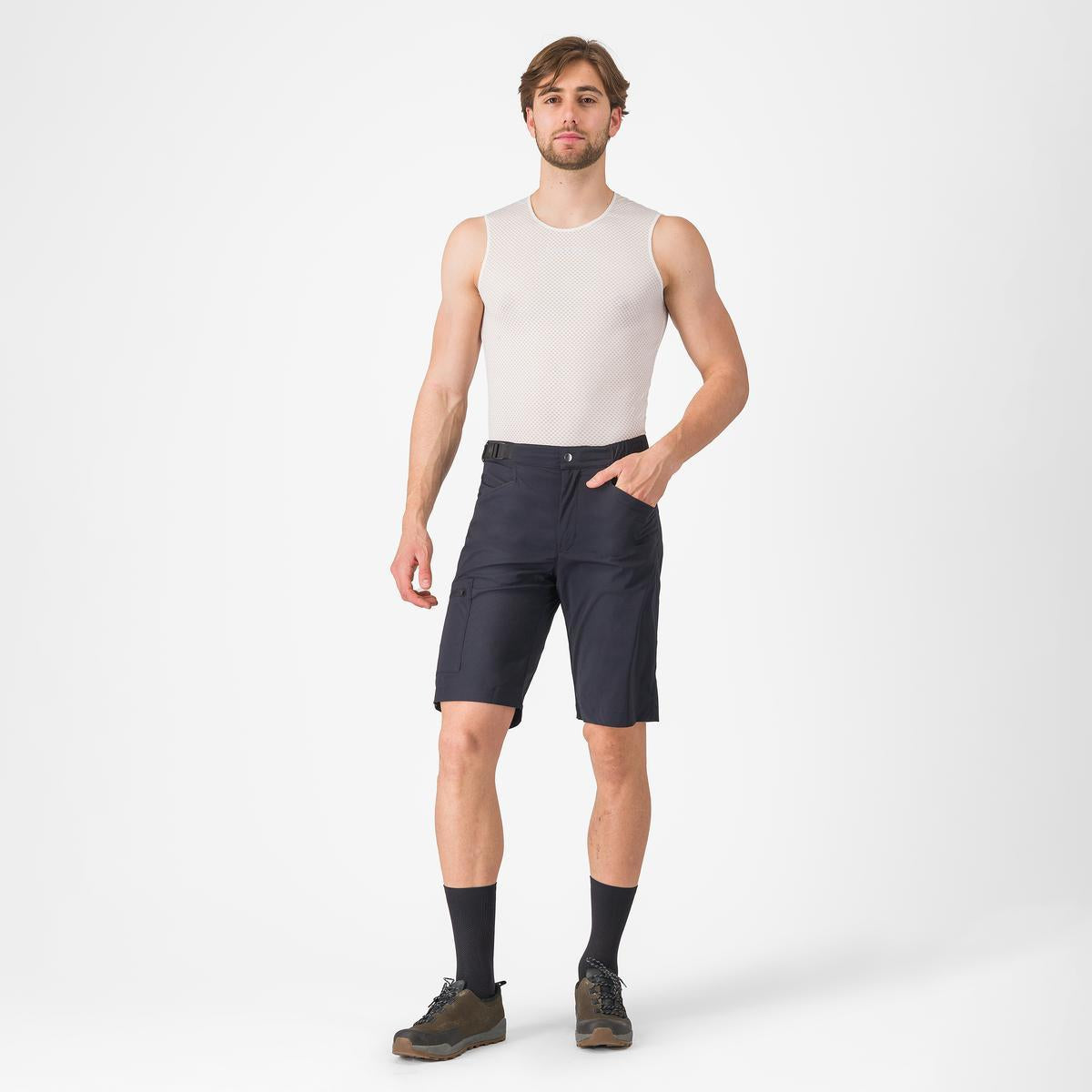 Pantaloni scurti Castelli Unlimited Adventure Baggy negru L