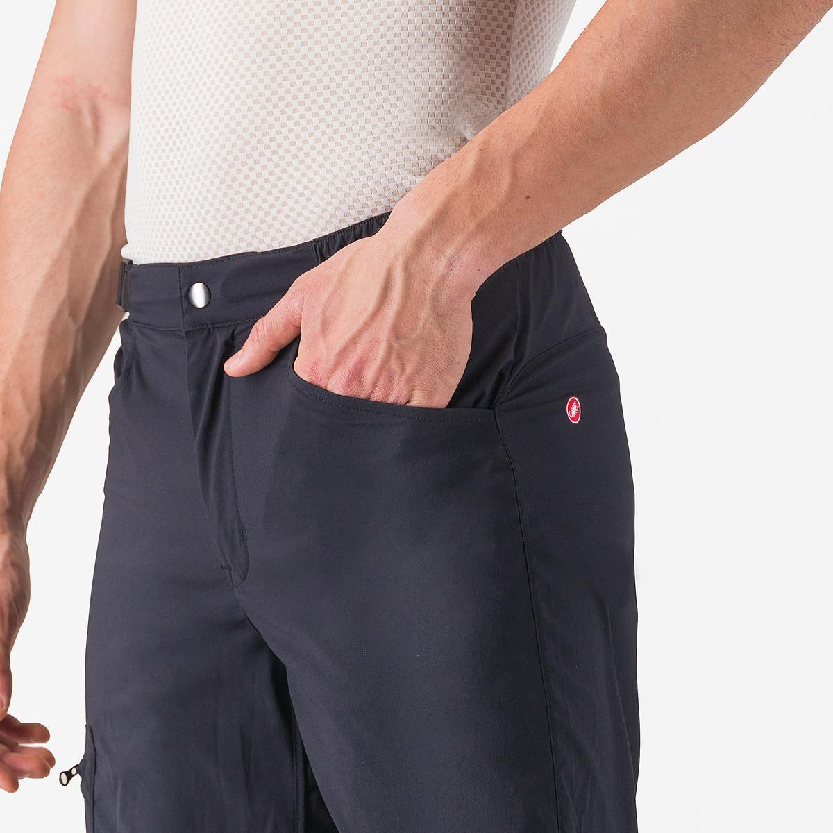 Pantaloni scurti Castelli Unlimited Adventure Baggy negru XL